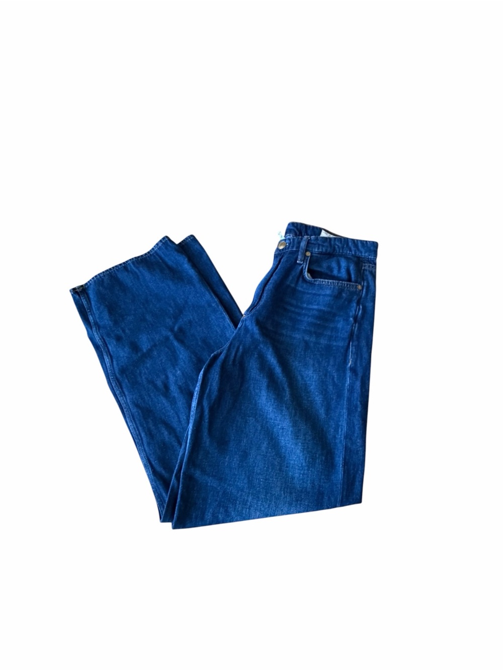 Rag & Bone Logan Mid-Rise Wide Leg Blue Jeans Women's Size 29